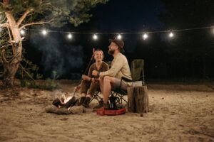vakantiehuisje in het bos