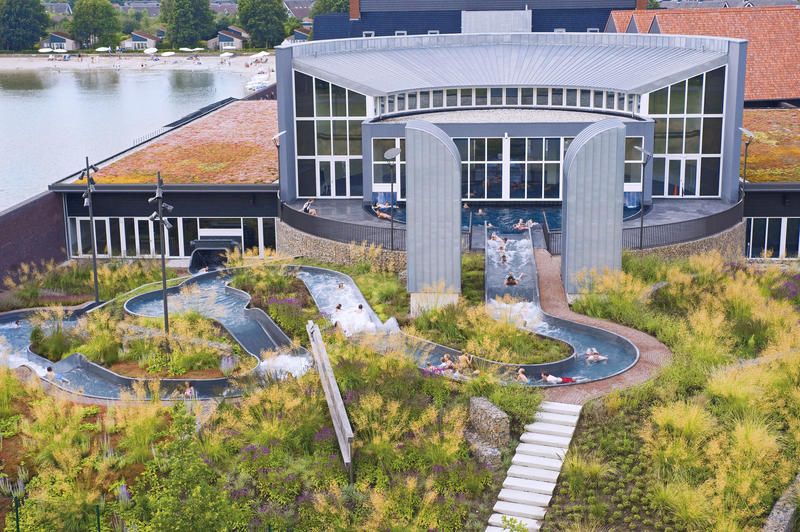 Hof van Saksen waterglijbaan
