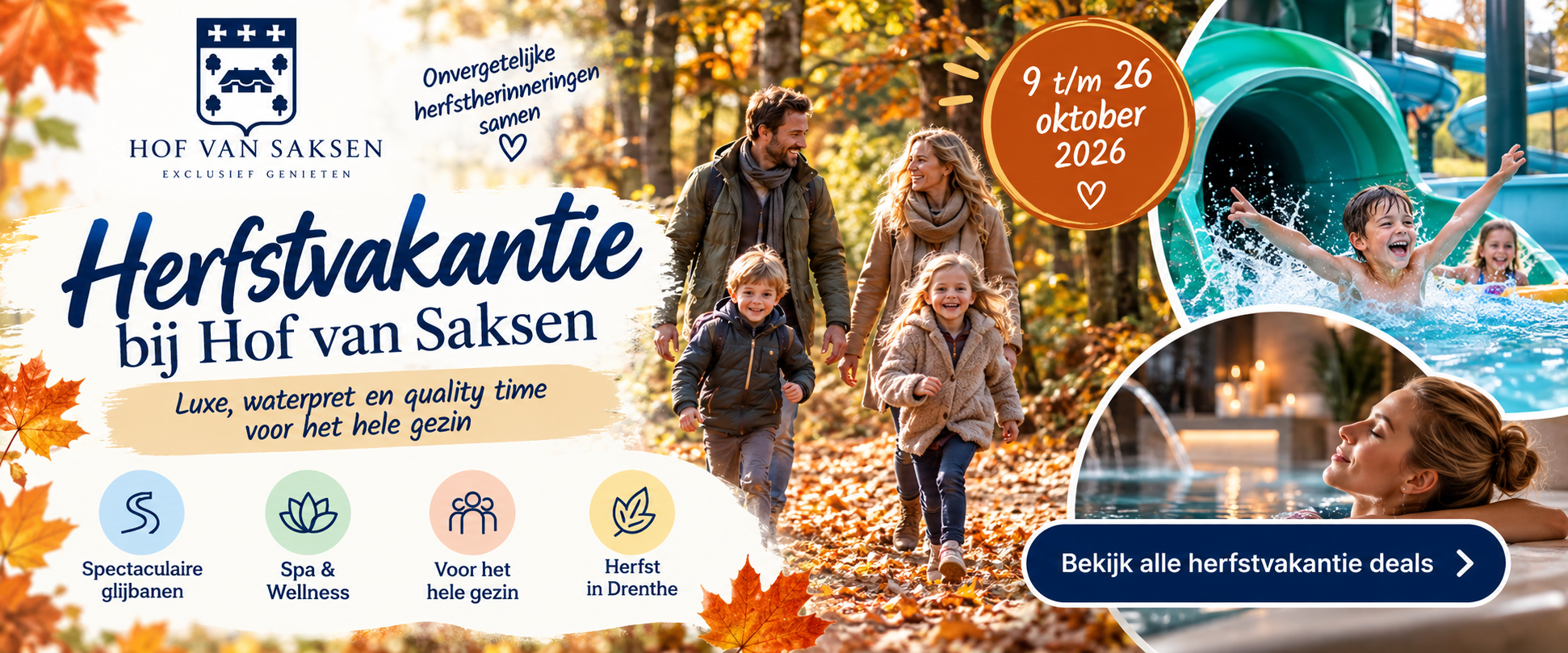 Hof van Saksen herfstvakantie
