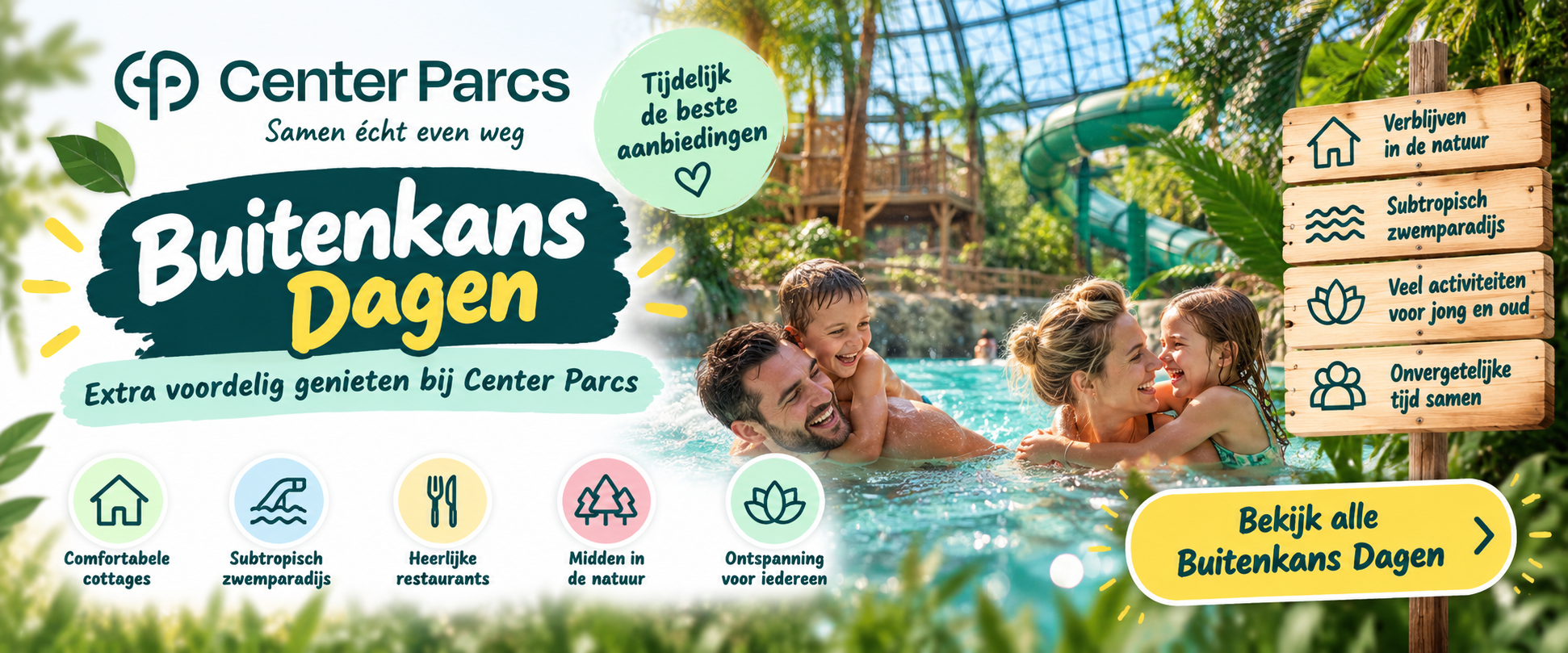 Korting Center Parcs Buitenkans Dagen