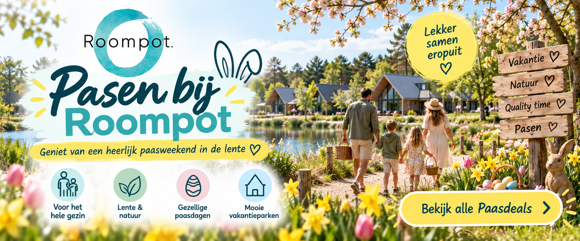 Roompot aanbieding Pasen