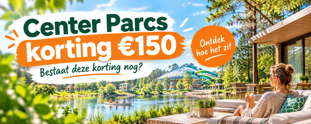 Center Parcs korting 150 euro