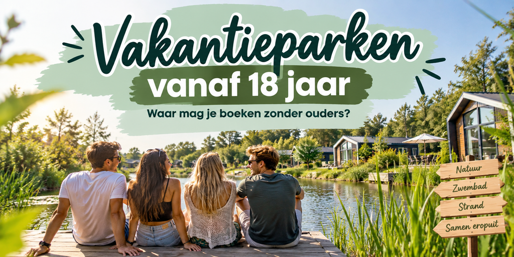 Vakantieparken vanaf 18 jaar: waar mag je boeken zonder ouders?