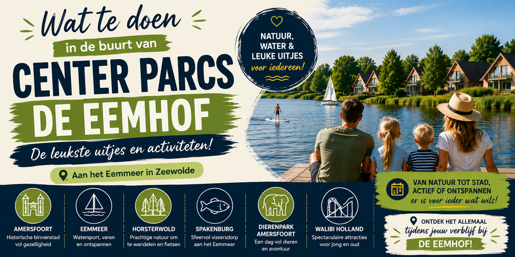 Wat te doen in de buurt van Center Parcs De Eemhof?