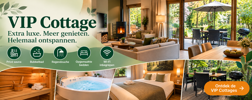 Wat is een VIP Cottage bij Center Parcs?